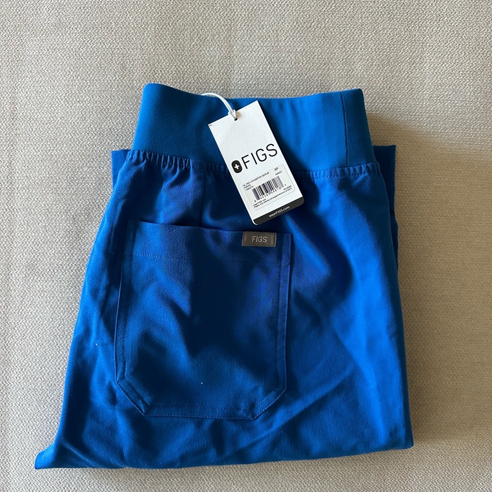 Figs Royal Blue Scrub Pants
